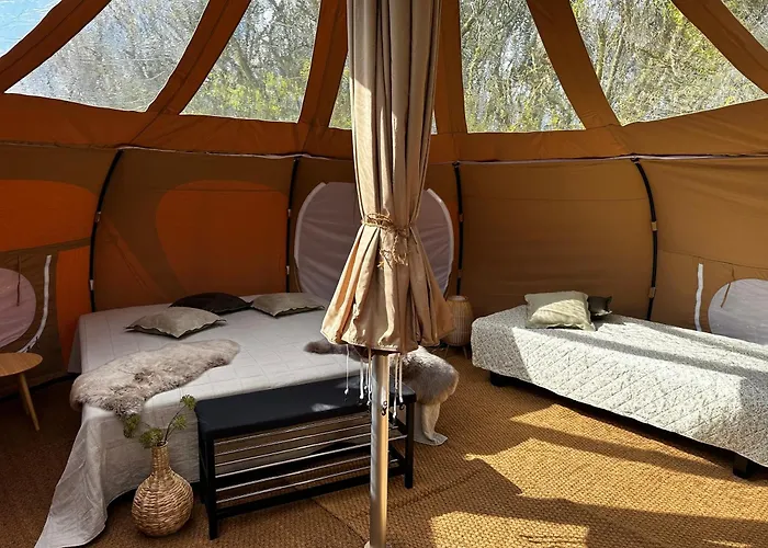 Romantic Luxus Glamping 1 럭셔리텐트 Idestrup